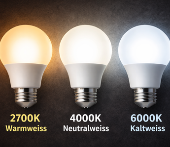 Warmweiß, Neutralweiß oder Kaltweiß – welche Lichtfarbe ist die richtige?