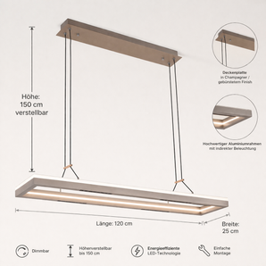 Linea-Wood Classic LED Hängelampe